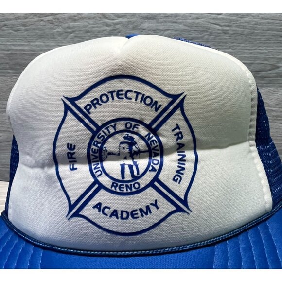 University Of Nevada Trucker Hat Fire Protection Training Academy Snapback Cap - Picture 5 of 12